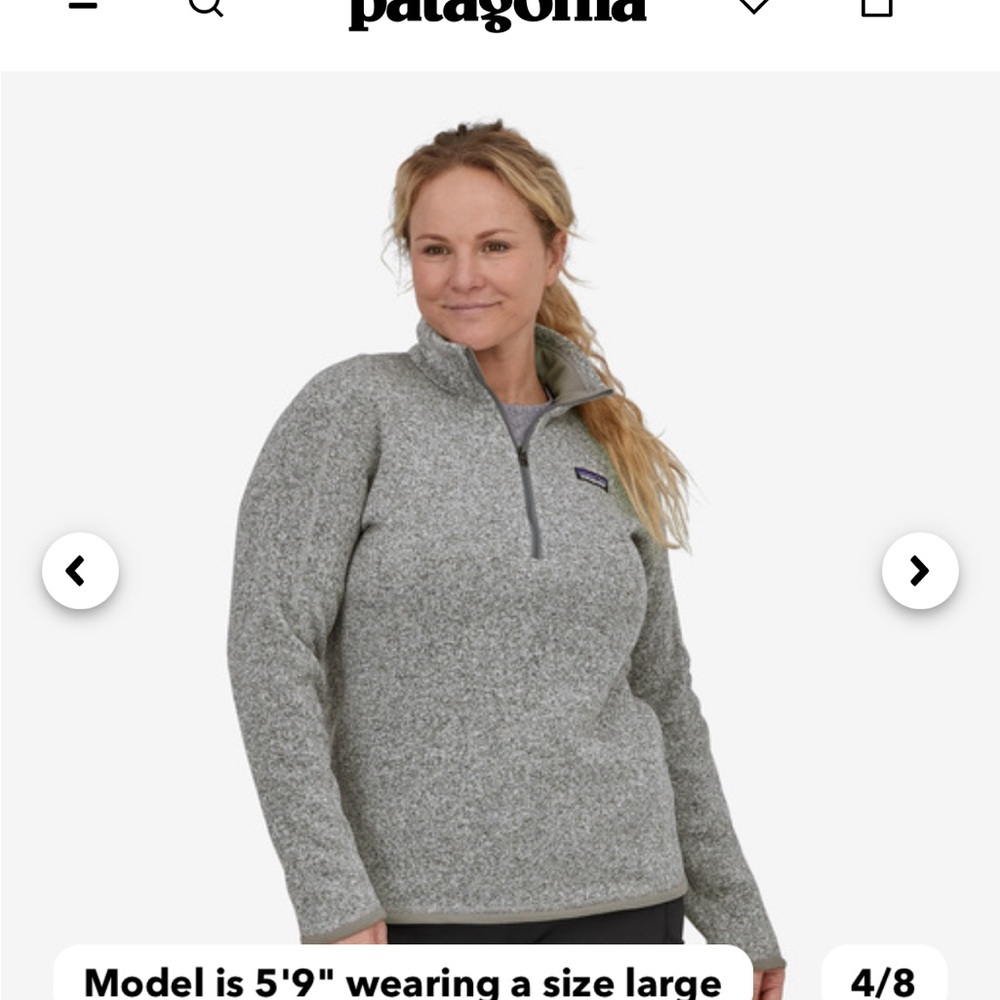 Patagonia Better Sweater Grey Fleece